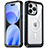 Custodia Silicone Trasparente Laterale 360 Gradi Cover con Mag-Safe Magnetic AC1 per Apple iPhone 13 Pro