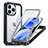 Custodia Silicone Trasparente Laterale 360 Gradi Cover con Mag-Safe Magnetic AC1 per Apple iPhone 13 Pro Max