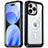 Custodia Silicone Trasparente Laterale 360 Gradi Cover con Mag-Safe Magnetic AC1 per Apple iPhone 14 Pro