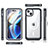 Custodia Silicone Trasparente Laterale 360 Gradi Cover con Mag-Safe Magnetic T01 per Apple iPhone 14 Plus