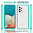 Custodia Silicone Trasparente Laterale 360 Gradi Cover JX1 per Samsung Galaxy A53 5G