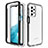 Custodia Silicone Trasparente Laterale 360 Gradi Cover JX2 per Samsung Galaxy A23 5G Nero