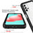 Custodia Silicone Trasparente Laterale 360 Gradi Cover JX2 per Samsung Galaxy M32 5G