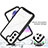 Custodia Silicone Trasparente Laterale 360 Gradi Cover M01 per Samsung Galaxy S21 5G