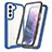 Custodia Silicone Trasparente Laterale 360 Gradi Cover M01 per Samsung Galaxy S21 Plus 5G