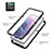 Custodia Silicone Trasparente Laterale 360 Gradi Cover M01 per Samsung Galaxy S22 Plus 5G