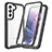 Custodia Silicone Trasparente Laterale 360 Gradi Cover M01 per Samsung Galaxy S23 Plus 5G Nero