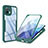 Custodia Silicone Trasparente Laterale 360 Gradi Cover M01 per Xiaomi Mi 11 5G Verde