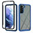 Custodia Silicone Trasparente Laterale 360 Gradi Cover M02 per Samsung Galaxy S23 Plus 5G