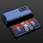 Custodia Silicone Trasparente Laterale 360 Gradi Cover M02 per Vivo iQOO 8 Pro 5G Blu