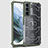 Custodia Silicone Trasparente Laterale 360 Gradi Cover M05 per Samsung Galaxy S21 5G Verde Pastello