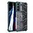 Custodia Silicone Trasparente Laterale 360 Gradi Cover M06 per Samsung Galaxy S21 Plus 5G Verde