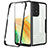 Custodia Silicone Trasparente Laterale 360 Gradi Cover MJ1 per Samsung Galaxy A33 5G Nero
