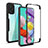 Custodia Silicone Trasparente Laterale 360 Gradi Cover MJ1 per Samsung Galaxy A51 4G Nero