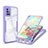 Custodia Silicone Trasparente Laterale 360 Gradi Cover MJ1 per Samsung Galaxy A71 5G