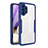 Custodia Silicone Trasparente Laterale 360 Gradi Cover MJ1 per Samsung Galaxy M32 5G