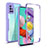 Custodia Silicone Trasparente Laterale 360 Gradi Cover MJ1 per Samsung Galaxy M40S