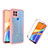 Custodia Silicone Trasparente Laterale 360 Gradi Cover MJ1 per Xiaomi POCO C31 Oro Rosa