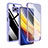 Custodia Silicone Trasparente Laterale 360 Gradi Cover MJ1 per Xiaomi Poco X3 NFC Viola