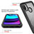 Custodia Silicone Trasparente Laterale 360 Gradi Cover per Motorola Moto E30