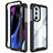 Custodia Silicone Trasparente Laterale 360 Gradi Cover per Motorola Moto Edge 30 Pro 5G