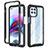 Custodia Silicone Trasparente Laterale 360 Gradi Cover per Motorola Moto Edge S 5G