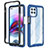 Custodia Silicone Trasparente Laterale 360 Gradi Cover per Motorola Moto Edge S 5G