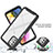 Custodia Silicone Trasparente Laterale 360 Gradi Cover per Motorola Moto G Stylus (2021)