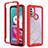 Custodia Silicone Trasparente Laterale 360 Gradi Cover per Motorola Moto G10