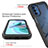 Custodia Silicone Trasparente Laterale 360 Gradi Cover per Motorola Moto G41