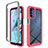 Custodia Silicone Trasparente Laterale 360 Gradi Cover per Motorola Moto G41 Rosa Caldo