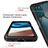 Custodia Silicone Trasparente Laterale 360 Gradi Cover per Motorola Moto G42