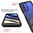 Custodia Silicone Trasparente Laterale 360 Gradi Cover per Motorola Moto G51 5G