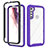 Custodia Silicone Trasparente Laterale 360 Gradi Cover per Motorola Moto One Fusion Plus