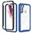 Custodia Silicone Trasparente Laterale 360 Gradi Cover per Motorola Moto One Fusion Plus