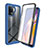 Custodia Silicone Trasparente Laterale 360 Gradi Cover per Oppo A94 4G Blu