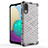 Custodia Silicone Trasparente Laterale 360 Gradi Cover per Samsung Galaxy M02