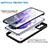 Custodia Silicone Trasparente Laterale 360 Gradi Cover per Samsung Galaxy S21 5G