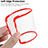 Custodia Silicone Trasparente Laterale 360 Gradi Cover per Samsung Galaxy S22 5G