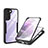 Custodia Silicone Trasparente Laterale 360 Gradi Cover per Samsung Galaxy S22 5G