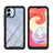 Custodia Silicone Trasparente Laterale 360 Gradi Cover YB2 per Samsung Galaxy M04