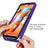 Custodia Silicone Trasparente Laterale 360 Gradi Cover ZJ1 per Samsung Galaxy A11