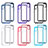 Custodia Silicone Trasparente Laterale 360 Gradi Cover ZJ1 per Samsung Galaxy A11