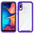 Custodia Silicone Trasparente Laterale 360 Gradi Cover ZJ1 per Samsung Galaxy A20e