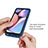 Custodia Silicone Trasparente Laterale 360 Gradi Cover ZJ1 per Samsung Galaxy A20s