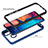Custodia Silicone Trasparente Laterale 360 Gradi Cover ZJ1 per Samsung Galaxy A30
