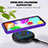 Custodia Silicone Trasparente Laterale 360 Gradi Cover ZJ1 per Samsung Galaxy A41
