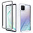 Custodia Silicone Trasparente Laterale 360 Gradi Cover ZJ1 per Samsung Galaxy A81 Bianco