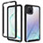 Custodia Silicone Trasparente Laterale 360 Gradi Cover ZJ1 per Samsung Galaxy A81 Nero