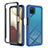 Custodia Silicone Trasparente Laterale 360 Gradi Cover ZJ1 per Samsung Galaxy F12